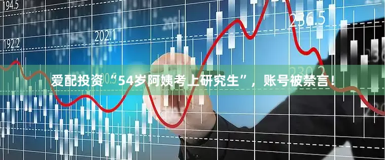爱配投资 “54岁阿姨考上研究生”，账号被禁言！